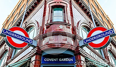 Covent Garden Station Editorial Stock Photo